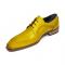 Duca Di Matiste "Spada" Yellow Genuine Italian Calf Leather Lace-Up Dress Shoes.